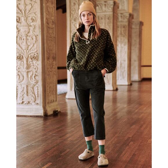 The Great The Ranger Pant | Cropped Wide Leg in Washed Black | Size 27 - Picture 2 of 9